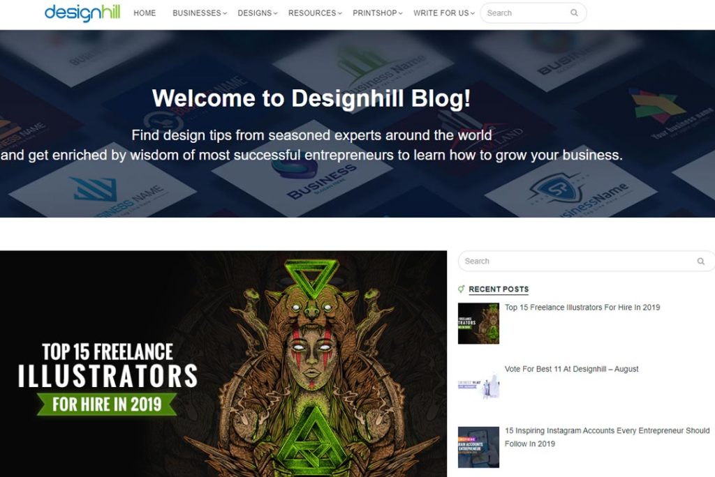 designhill blog za grafičke dizajnere